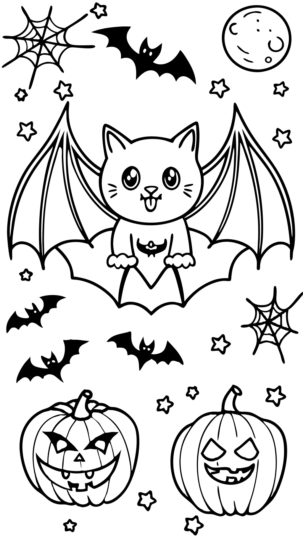 bat coloring pages